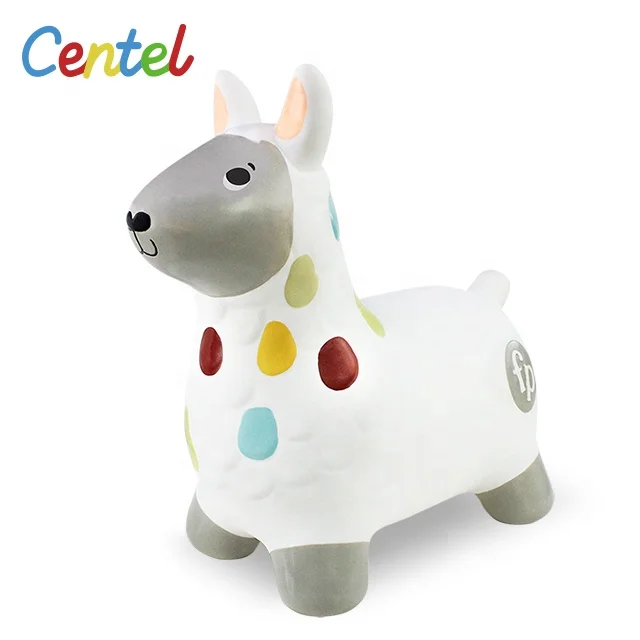 EN71 Suppliers  kids Inflatable bouncing animal lama hopper for kids to ride