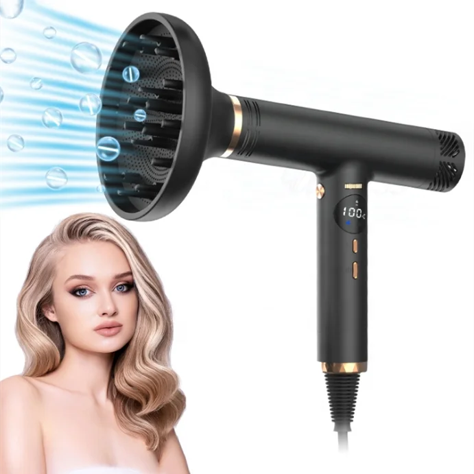 2023 Professional BLDC High Speed Hair Dryer Fast Hairdryer Secadora De Cabello Hot Brush Styler 110000rpm Ionic Hair Dryer