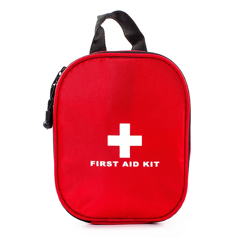 Traveling medical Suspensible/Hanging First Aid Zipper Pouch with Wearable Belt, Handle as truama bag OEM and Factory Price