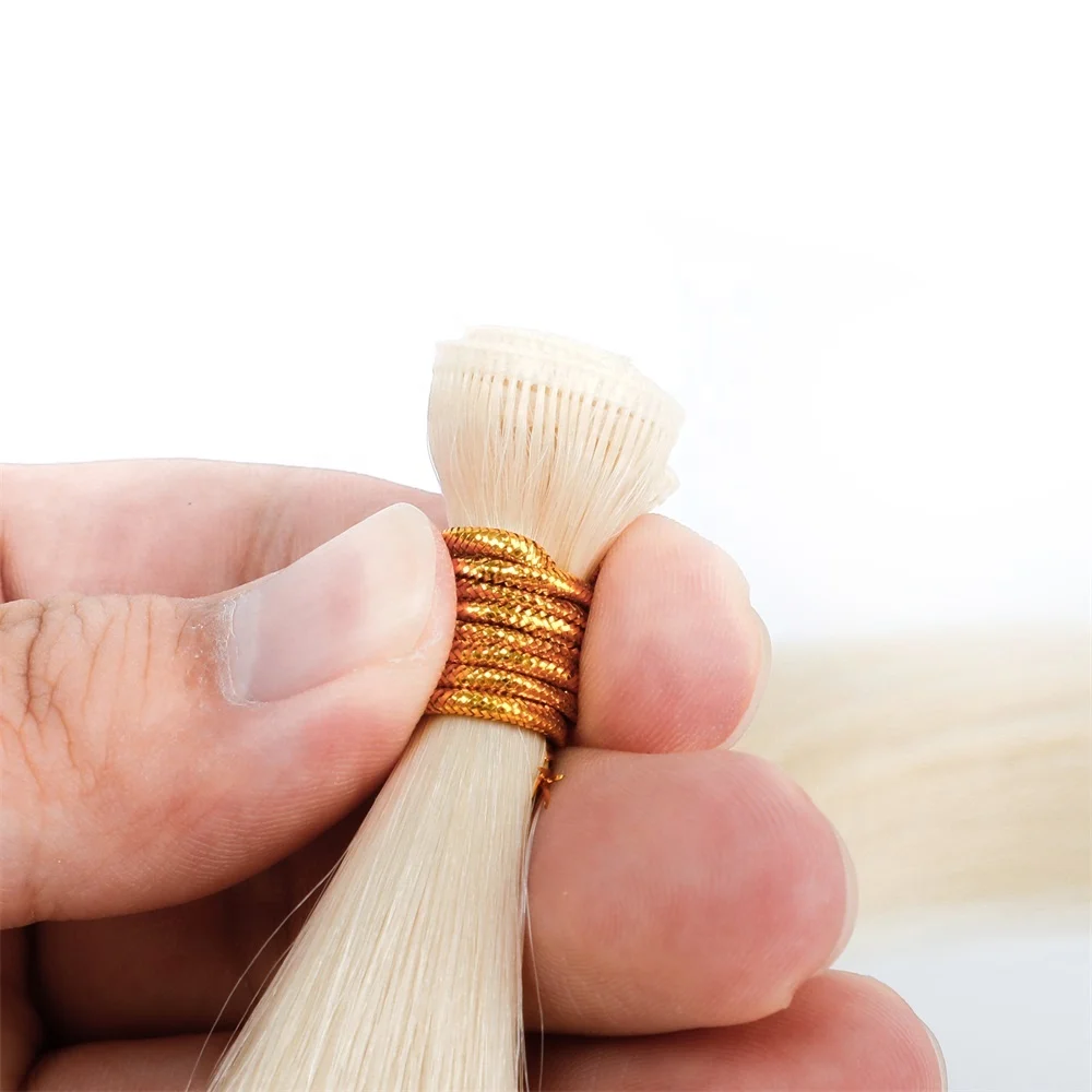 LeShine 2021 New Design Thin Weft Thin Soft Light Cuticle Intact Genius Hair Weft