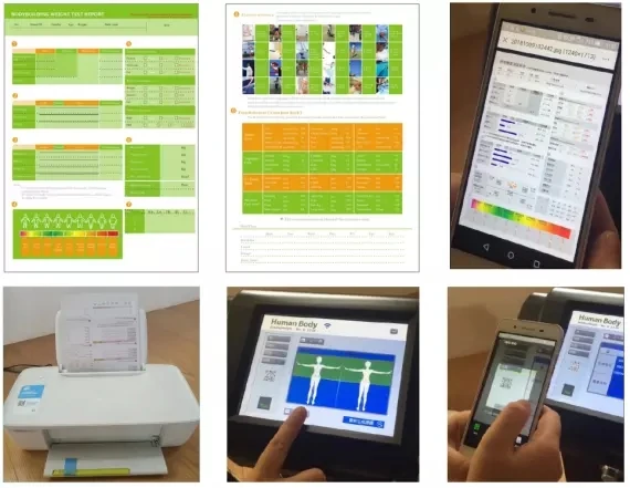GOMECY Fitness Center Intelligent Multifrequency Body Composition Analysis Fat Analysis Machine by Bioelectrical Impedance