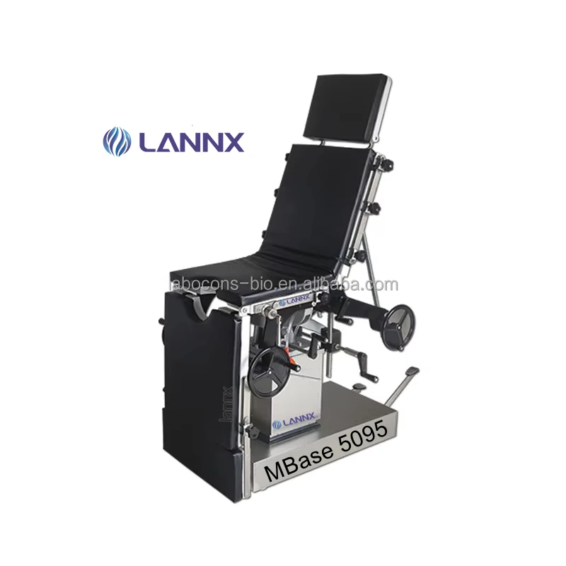 LANNX MBase 5095 Medical equipments Operating Table with Accessories Orthopedic Leg Support hospital beds manual surgical bed