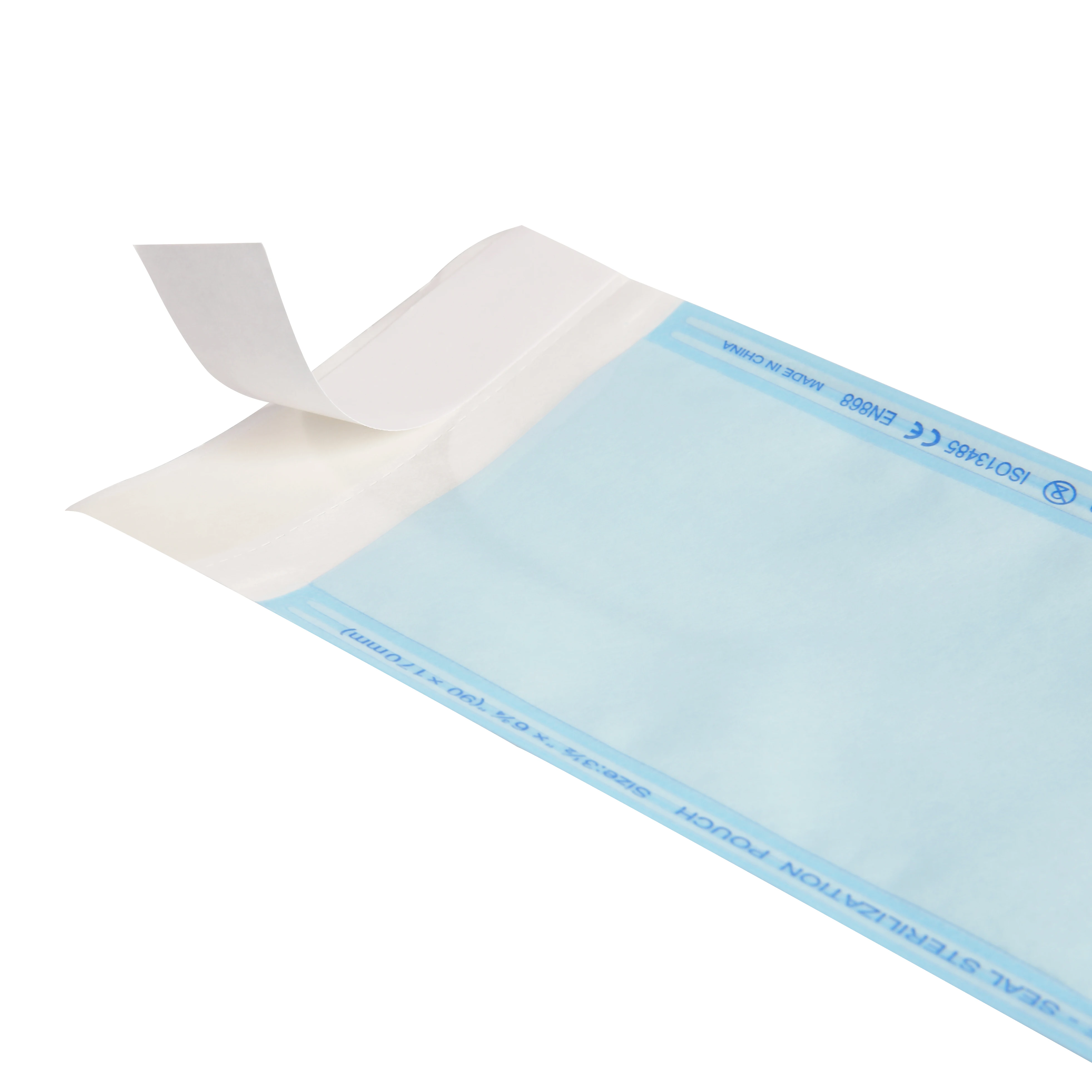 
Medical paper+PET/CPP Film Material Disposable sterilization self-sealing pouch 