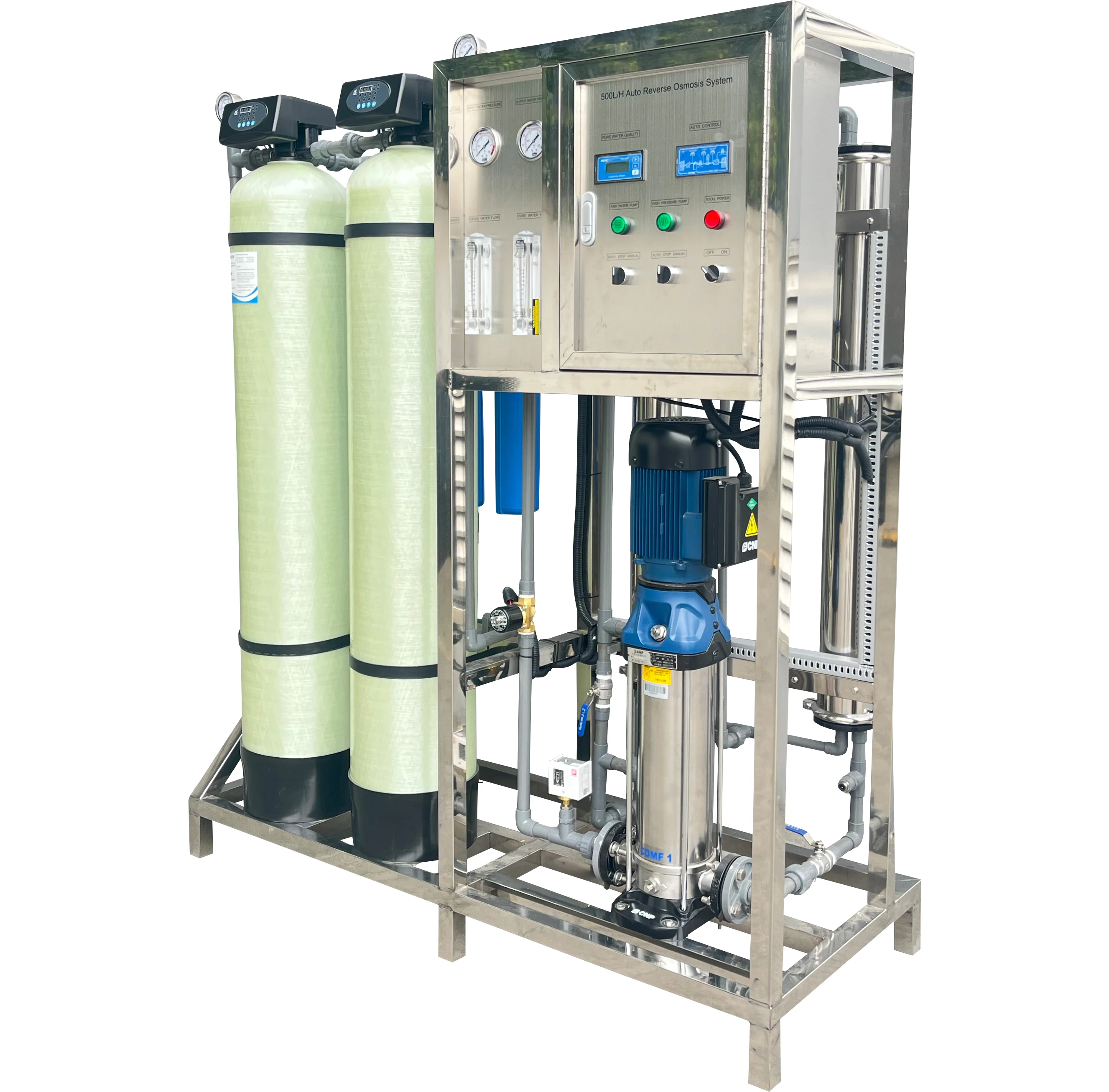 500L smart pure water making machine wholesale carbonated soda water filling soft drink machinery faucet water filter purifier