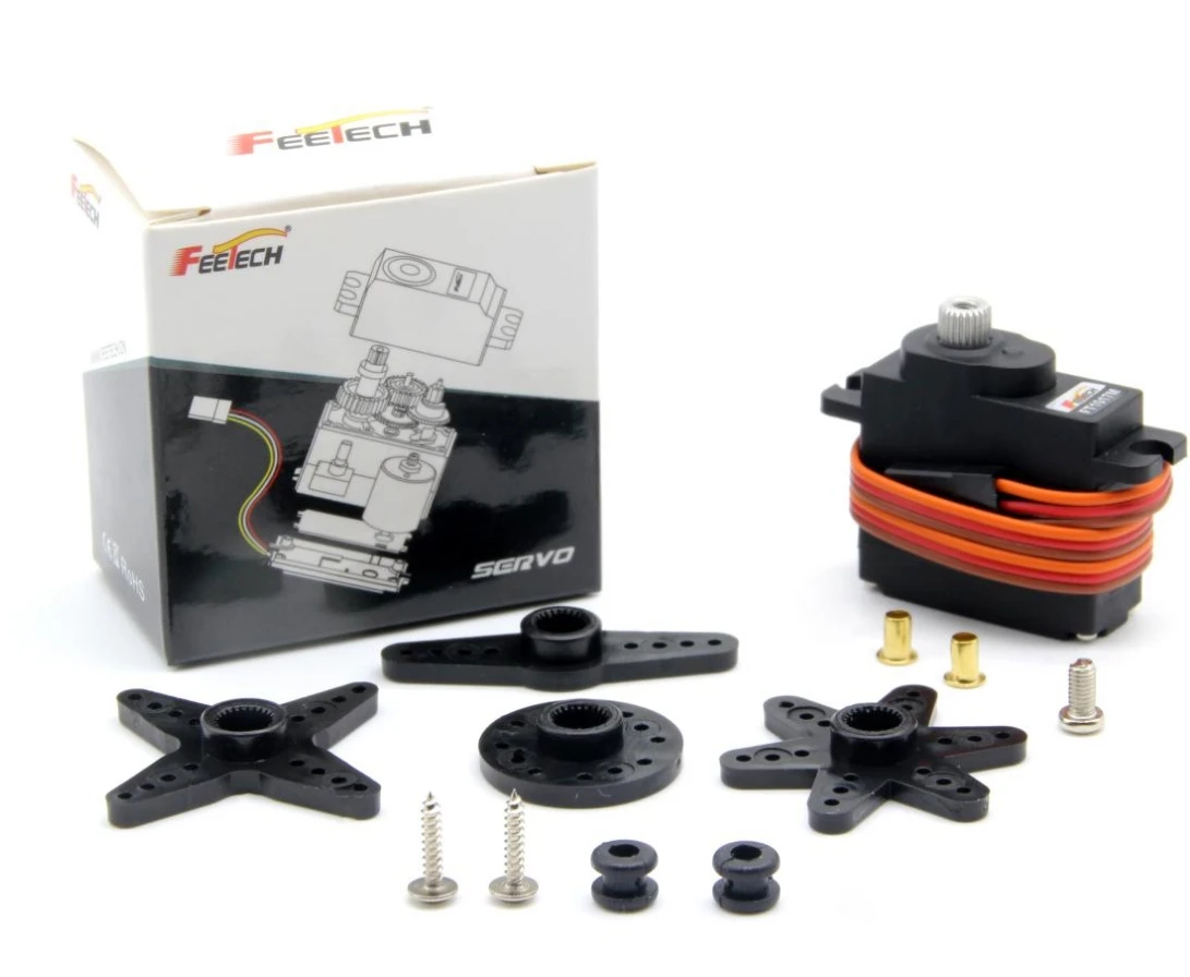 New Arrival FT1017M 4.4Kg 5.5Kg Digital Servo Motor 180 Degree Metal Gear for Kids Robotics Academy/Small Aircraft Airplanes