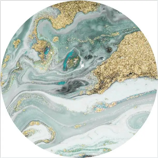 Custom Sublimation Colorful Sky  Ceramic Round Coaster Cork Base Coasters
