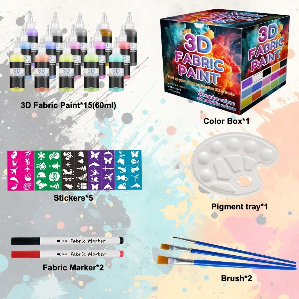 KHY Waterproof Breathable Non Washable Fabric Paint