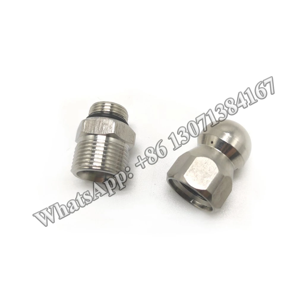 Pressure Washer Drain Sewer Cleaning Pipe Jetter Rotary Spray Nozzle