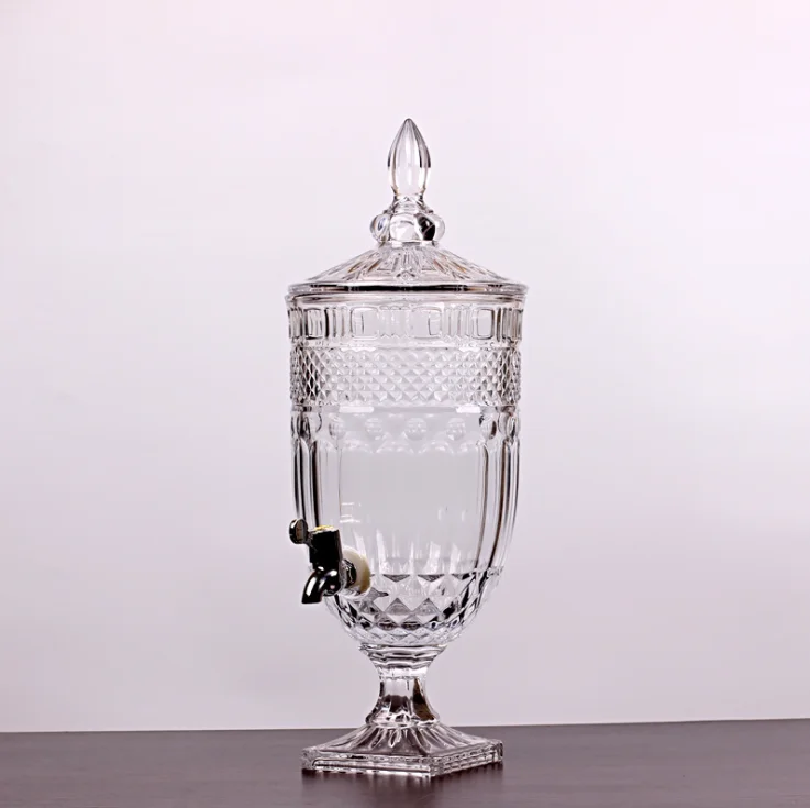 China draught glass beer tower drink wine beverage dispenser  glass beverage dispenser