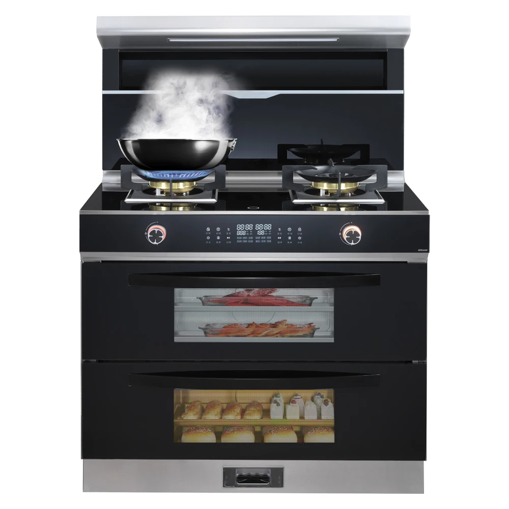 Gexiang Supplier Custom Built-In Integrated Oven Under Cabinet Electric Chimney Range Cooker Hood