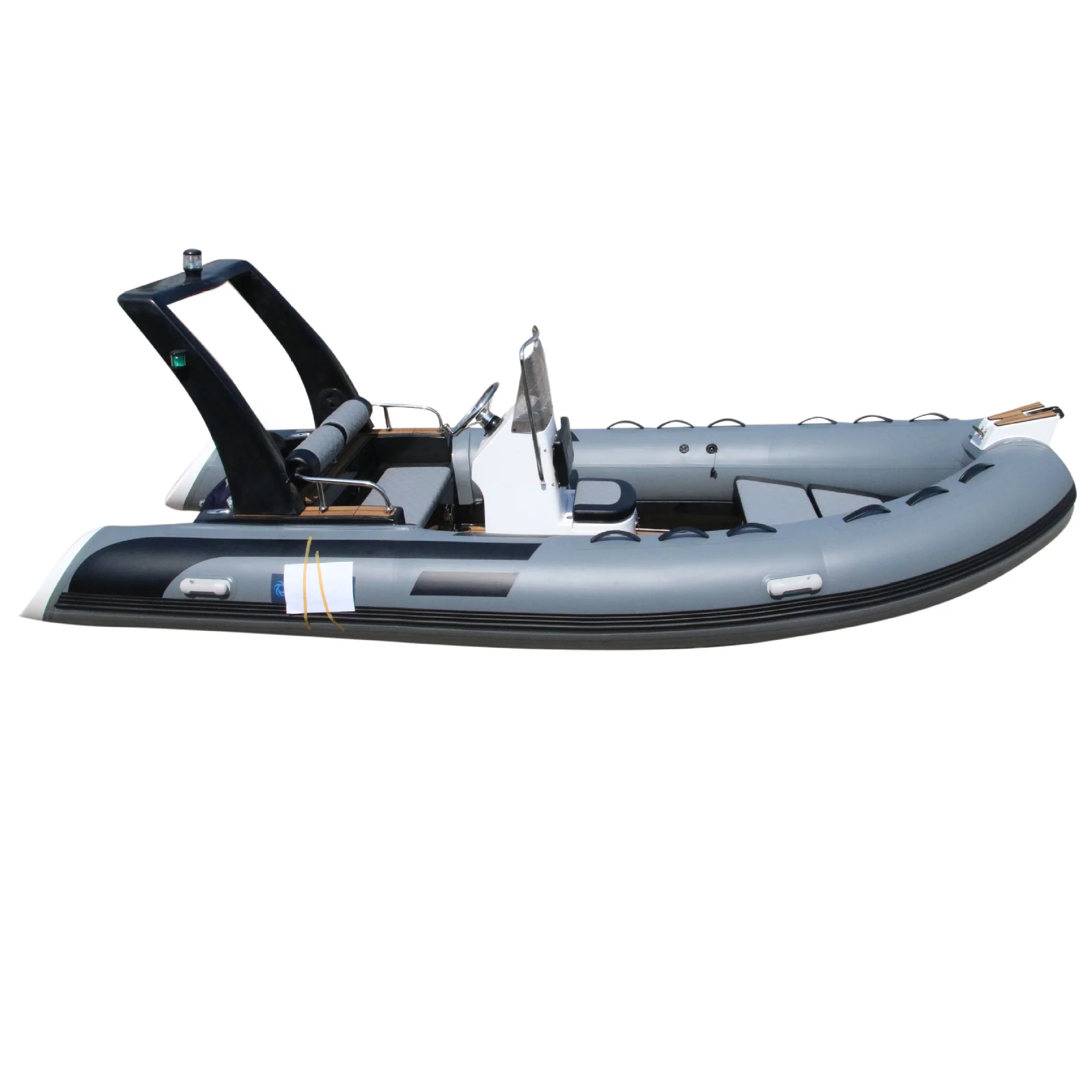 Cheap Price Sea Saltwater Fiberglass Rib Boat Deep-V Fishing for the Ocean