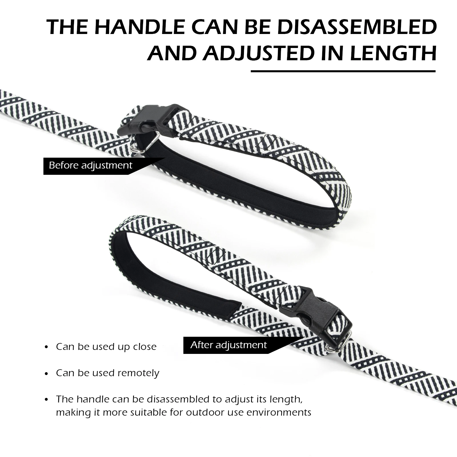Manufacturer Wholesale Heavy Duty Adjustable No Pull Versatile Design Dog Leash With Disassemble Soft Padded Handle for Dogs