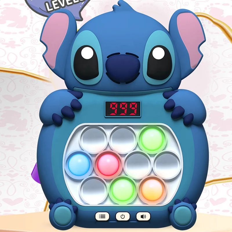2024 Newst Pop Game Fast Quick Push It Silicone Electric Console Pop Console Push Toy Fidget Squeeze Toys for Girls and Boys