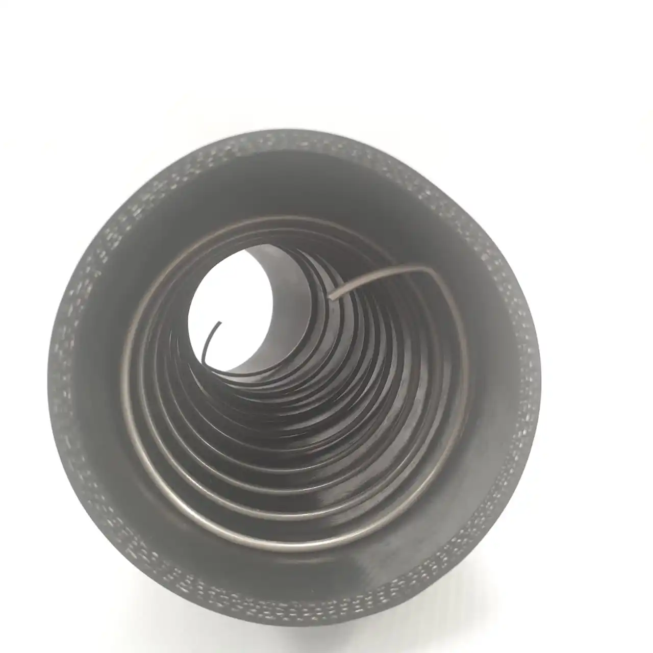 HV-SH18 hump Silicone Hose for Truck ( Inner Dia:4inch Length: 15inch  elbow part:3.35inch with spring inside)