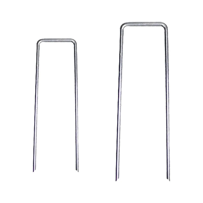 U-shaped ground nails for grass-proof cloth, insect-proof net, sunshade net gasket