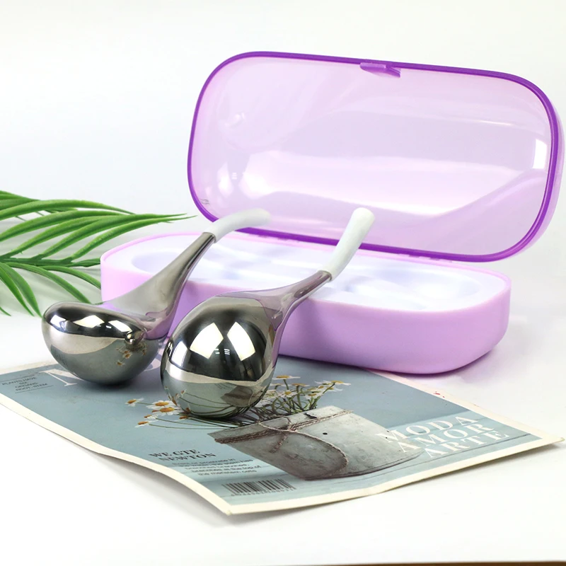 Facial Massage Cryo Sticks Cold Therapy for Calming Inflamed Skin and Soothing Puffiness 304 Stainless Steel Freeze Stick