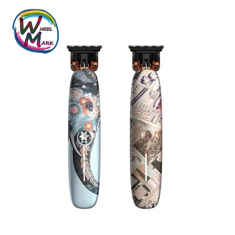 Профессиональный Аккумуляторный триммер для волос в виде головы Феникса Будды с лезвием R набор стрижки Беспроводная Машинка