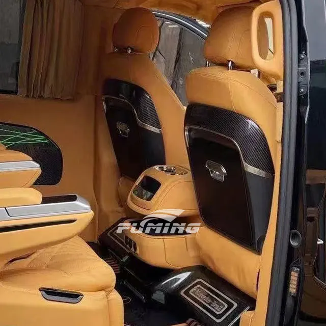 For Mercedes Benz Vito Automotive Internal Modification V-Class Installation Original Peach Wood Pattern Table Panel