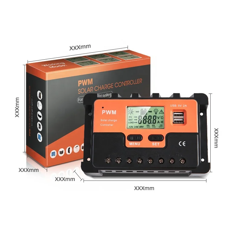 China manufacturer automatic 12v 24v 48v energy panel lead acid battery solar charge controller 100 amp