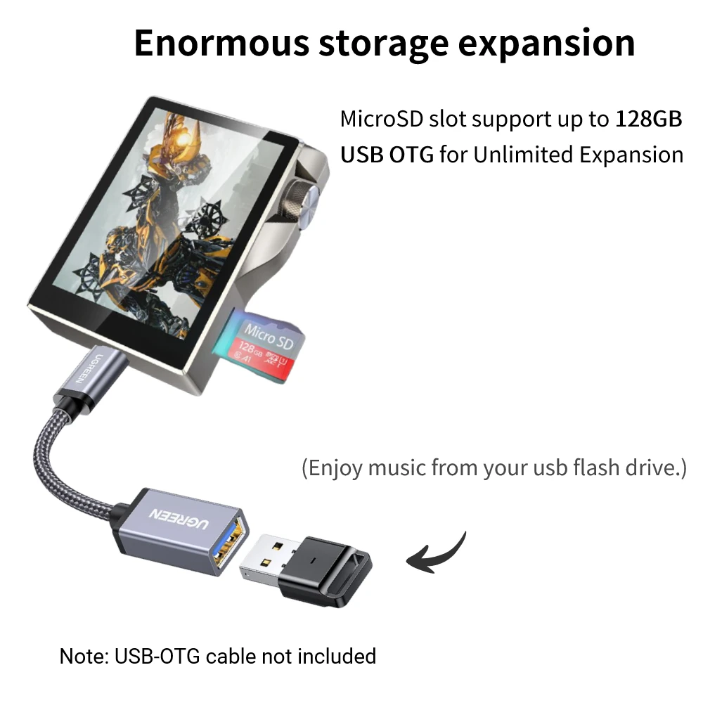 Digital HiFi player Q3 dsd256 true lossless player 32gb built in memory audiophile best choice mp3 player