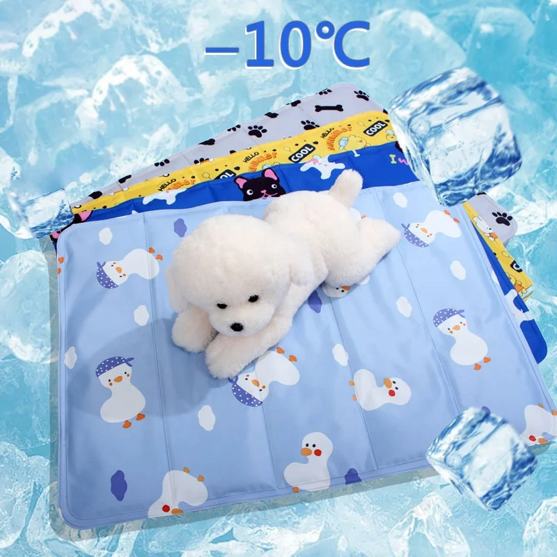 Anjuny Hot Selling Cooling Dog Mat Pet Ice Pad Waterproof Cool Pets Rest Sleeping Cushion