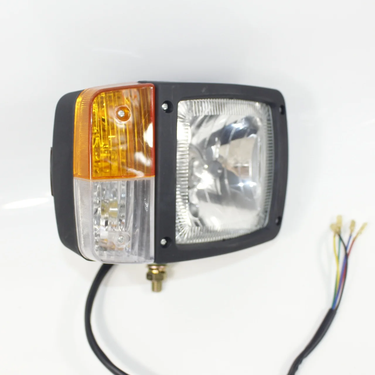 2Pcs Front Forklift Lights 24V Forklift Lamp Turn Signal Halogen Headlight Truck Work Light Lighting