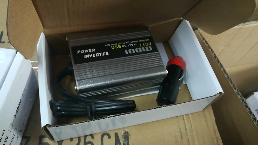 Прямая Продажа с завода 100 Вт DC12V 24V AC 110V 220V Солнечный микроинвертор источник питания для автомобиля домашнего использования