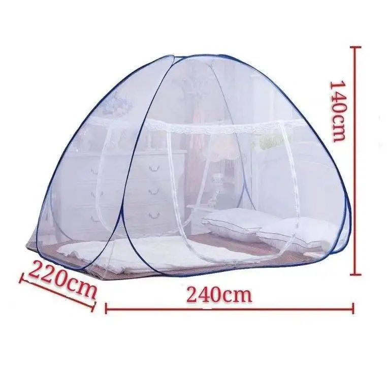 Hot selling Encrypted Installation free Mongol Mosquito net home dormitory cheap roll up