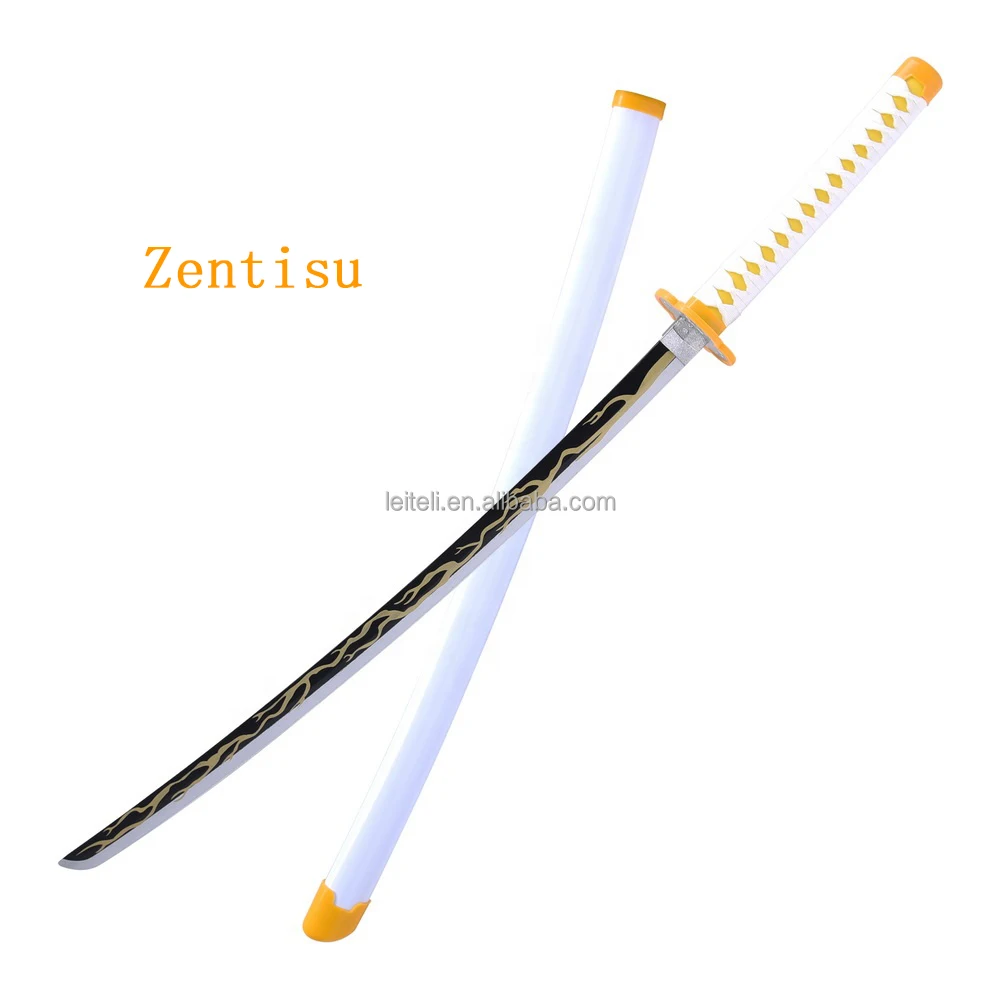 Bamboo Anime Sword cosplay Bamboo Blade sword Anime Japanese  Blade sword For Demon Slayer Agatsuma Zenitsu