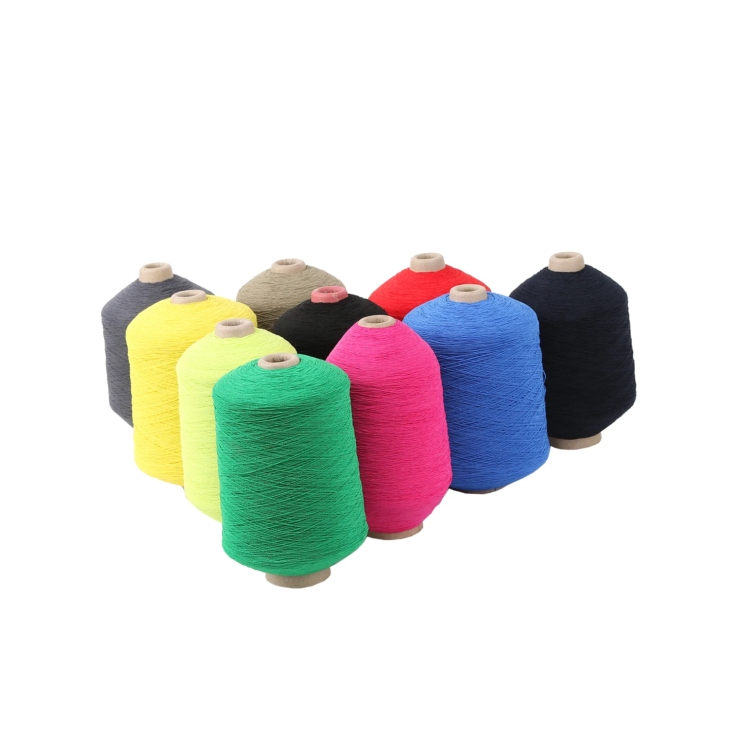 Oekotex GRS DCY1407575 настраиваемый цвет Прочные мягкие носки с двойным покрытием пряжа