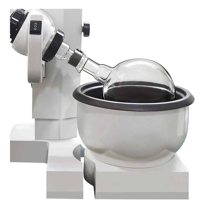 WTRE-02B Lab Distillation Equipments Small Vacuum Rotary Evaporator with 1L 2L Flask