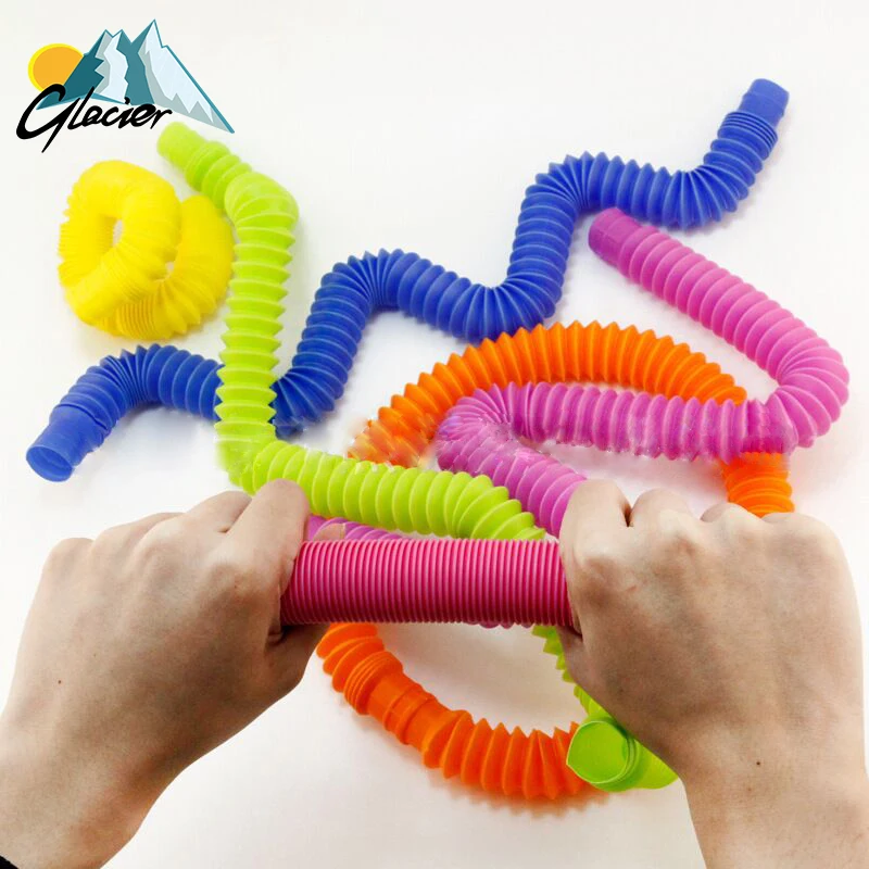 Manufacturer Quality Assurance Colorful Stretch Pipe Toys For Kids Vent Decompression