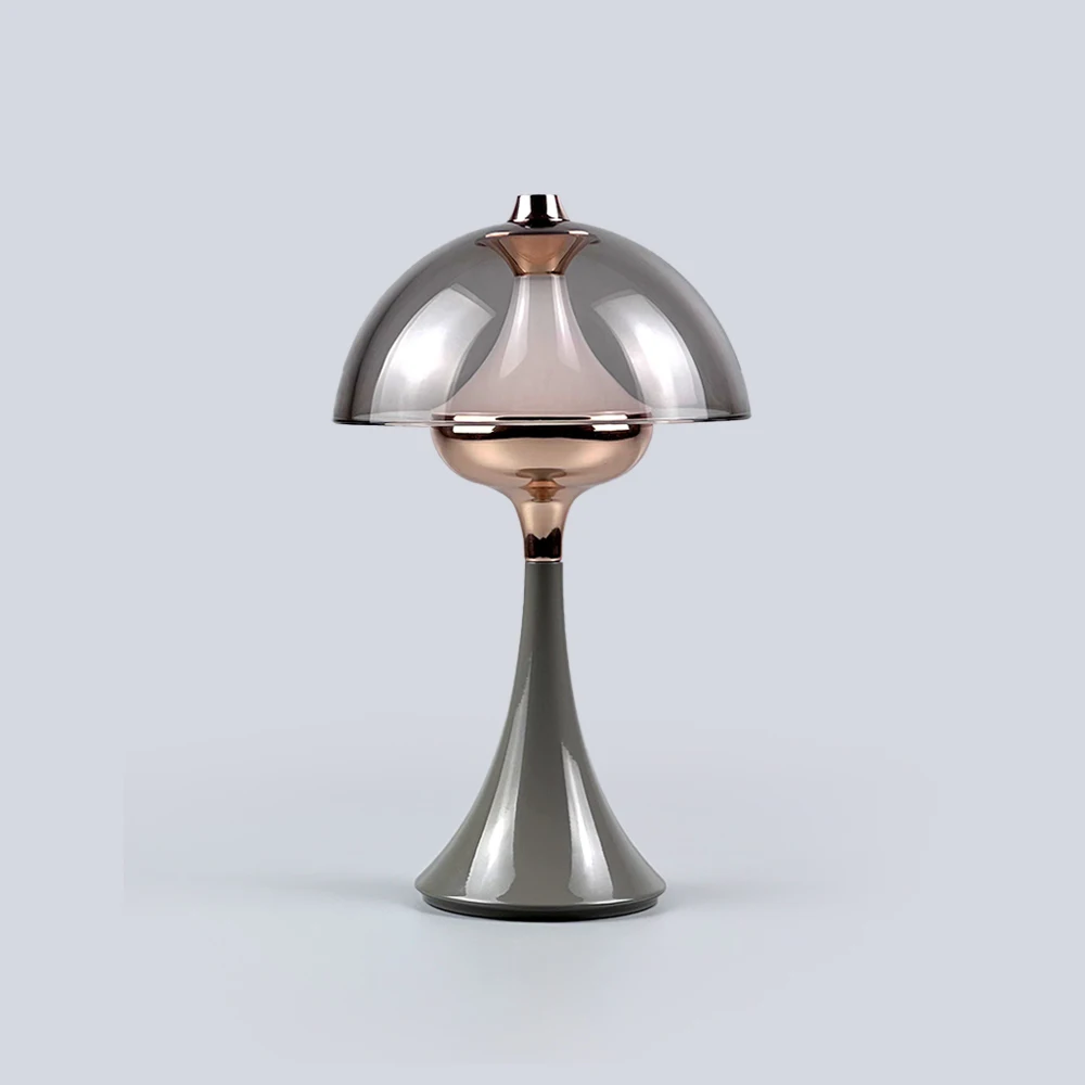 Modern High-Capacity Battery Cordless Rechargeable Table Lamp Bedside Bedroom Decoration Light Table Lamp Restaurant