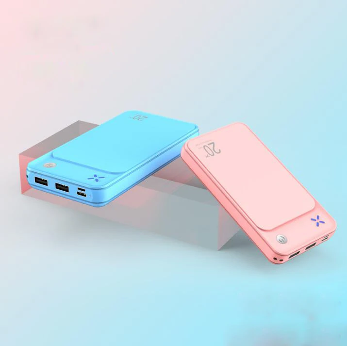 
New Design Type-C input Power Bank 20000 mah Dual USB Portable Power Bank 