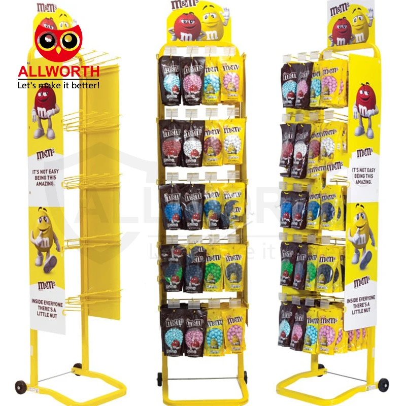 Distributor Eye Catching Adjustable Detachable With Logo Wooden Display Shelving Rack