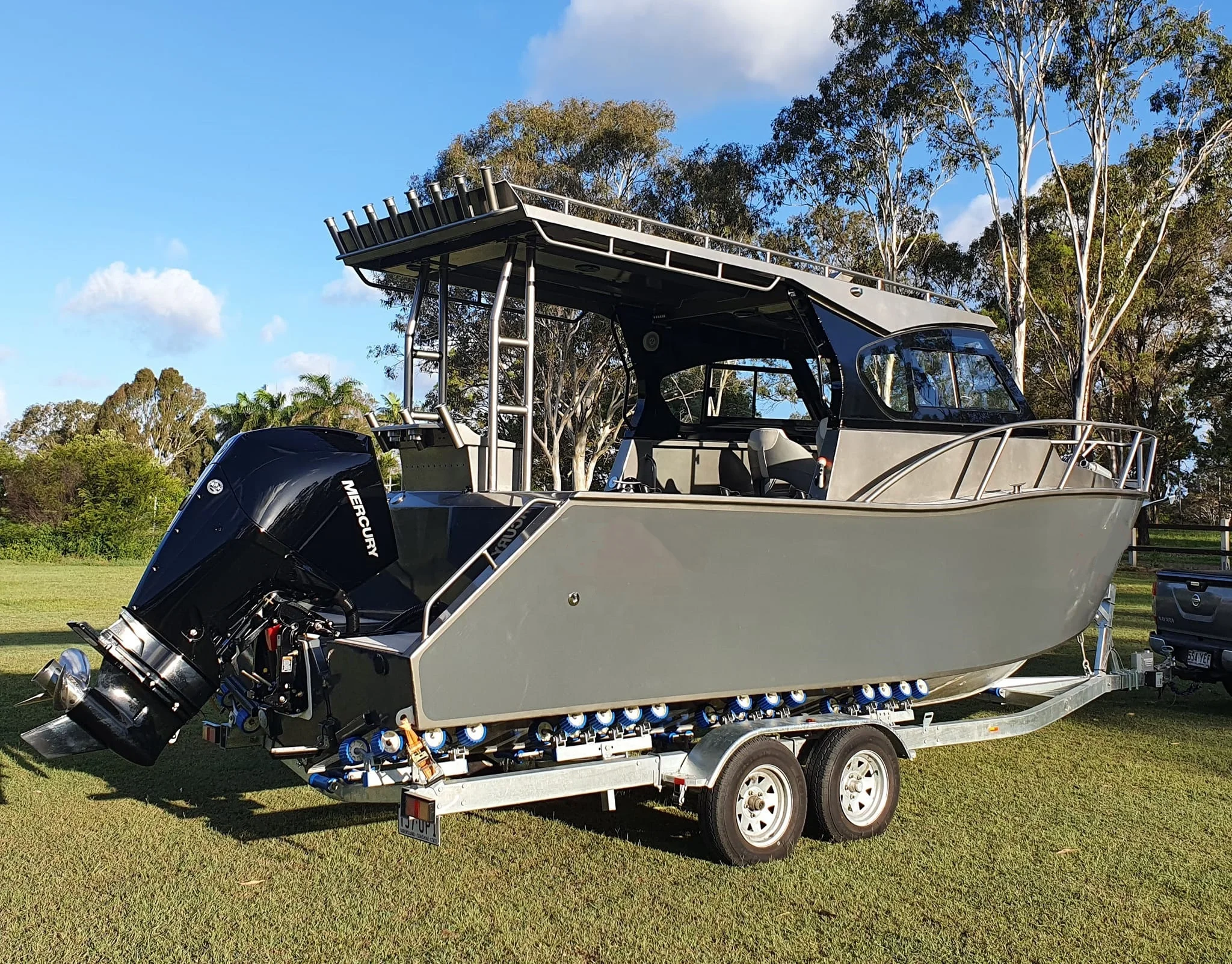 Gospel boat Profisher Deep V Hull Sport Yacht Luxury Aluminium Cabin Fishing Boat