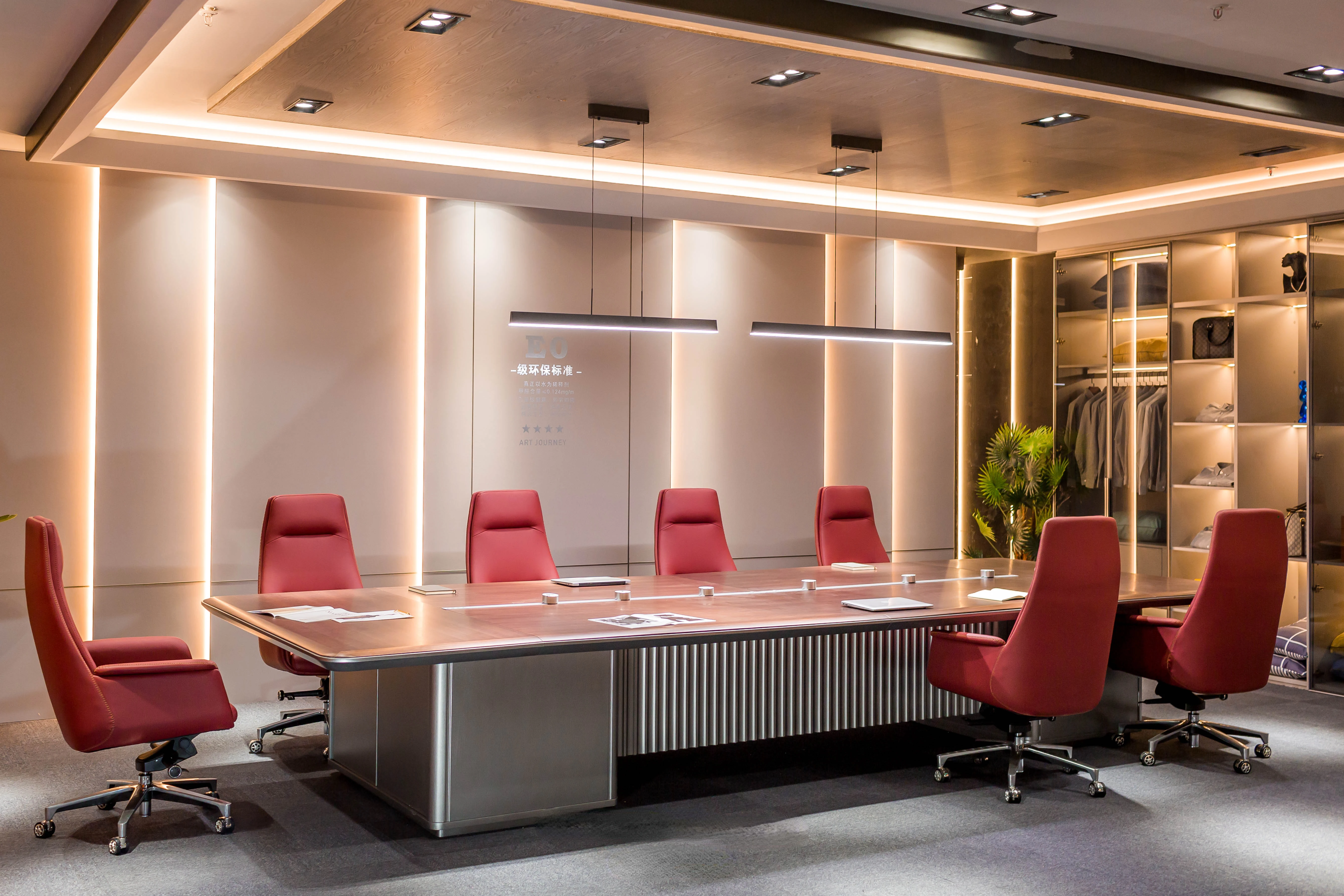 Офисный исполнительный стол высокого уровня офисный для руководителей столы боссов E1 Меламиновый материал роскошный деревянный юристов