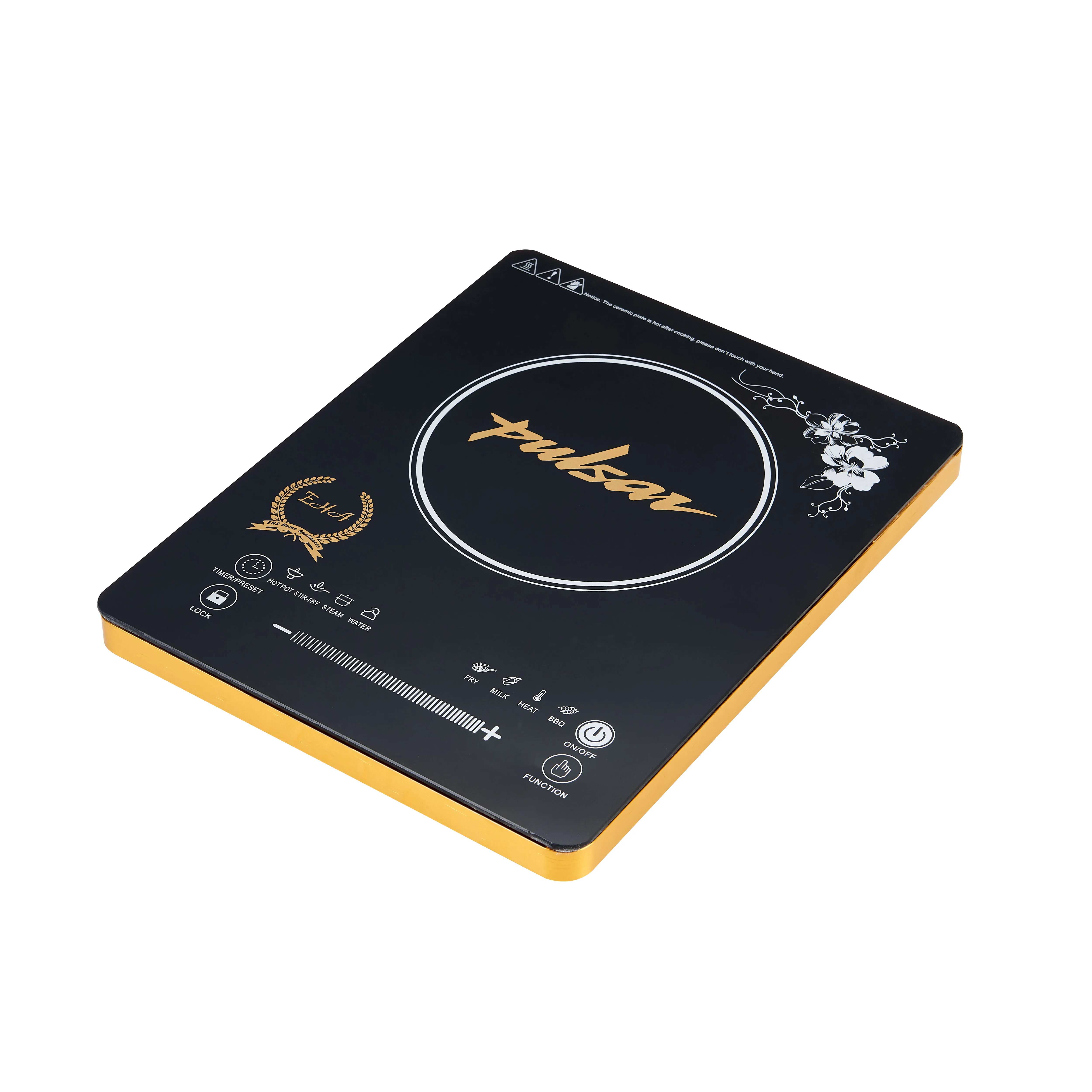 2000W hi-light ceramic cooker any cookwares suitable new design Touch Control Induction cooker electric Infrared Cooker