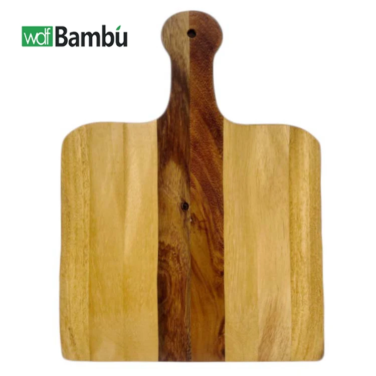 WDF Wholesale tabla de cortar cocina bamboo live edge charcuterie board tablas de corte bamboo cutting board