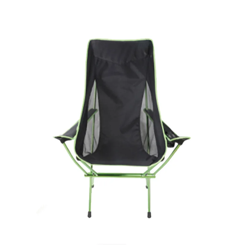 Low Price Synthetic Leather Wooden Grain Fabric Surface Reinforced Aluminum Frame and Pocket Folding Fishing Camping Chair