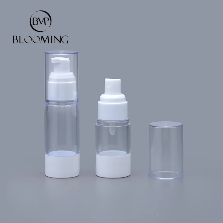 Economical personal care packaging custom design wholesale 15ml 30ml cosmetic airless bottle,high quality airless vacuum bottles