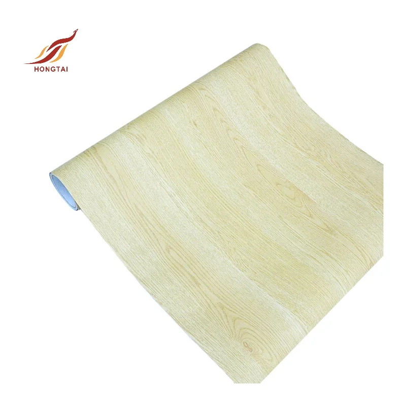 modern self adhesive wallpaper 3d emboss grey wood grain vinyl wooden sticker wall paper