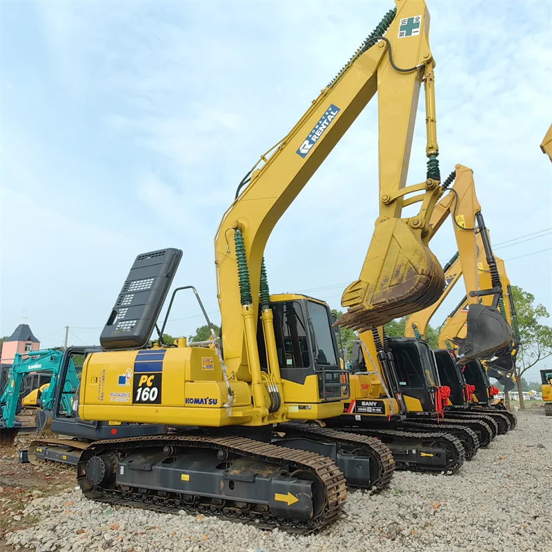 Подержанный Komatsu pc160 в хорошем состоянии использованный pc220 pc400 450 200 160 импортируется из Японии