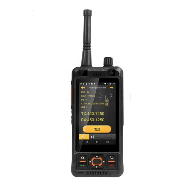 Отекают S35W 400 470 МГц 2 way Радио DMR 5 км иди и болтай walkie talkie PTT телефон с сенсорным экраном в 4G Прочный