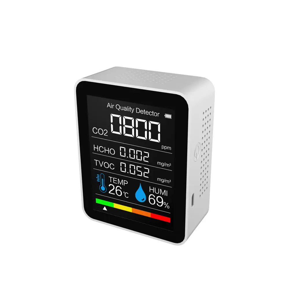 Air quality monitor co2 meters portable co2 detector indoor air quality detector alarm sensor gas analyzers