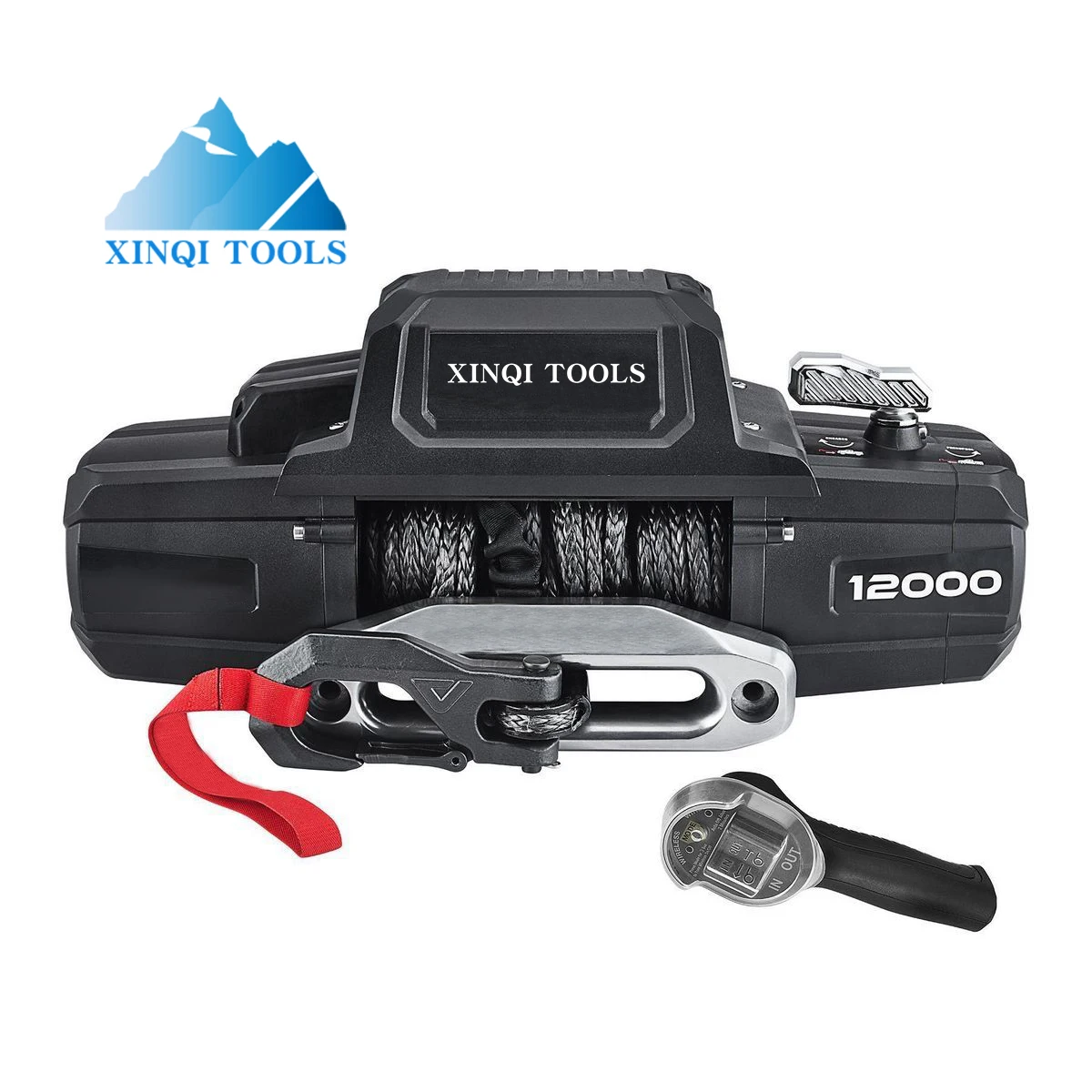 XINQI 12,000 Lb. Winch With Synthetic Rope And Wireless Remote