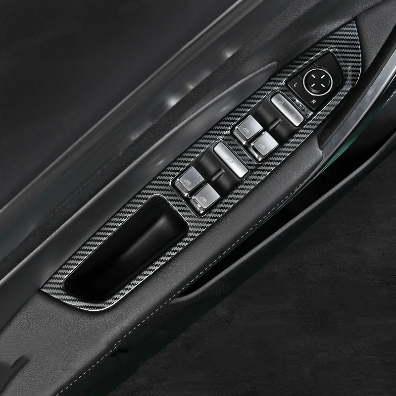 Углеродное волокно аксессуары для салона автомобиля geely azkarra 2020 2021 2022 Boyue Pro Atlas Emgrand gear панель стеклоподъемник Стайлинг
