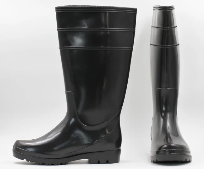 agriculture cheap thick soled designed unisex wellington farm boots pvc rubber gum rain boots waterproof