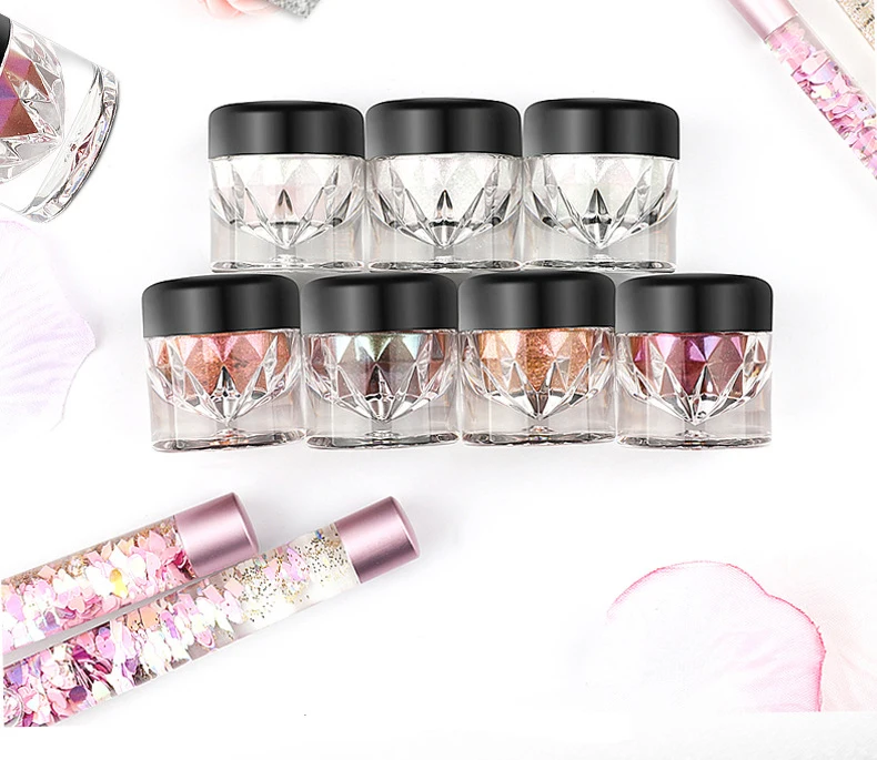 Private Label Mineral shimmer 9color pigment loose Eyeshadow Powder Makeup Cosmetics vendor