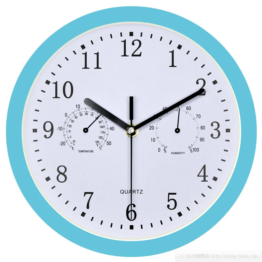 Легко читаемые современные пластиковые Классические кварцевые аналоговые настенные часы для украшения дома